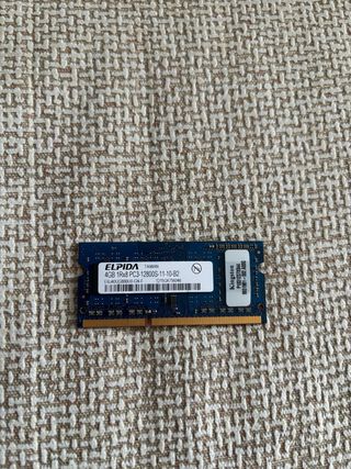 Memoria RAM portátil 4GB DDR3 Elpida