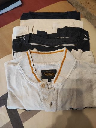 Lote 4 Camisetas Norton Talla S