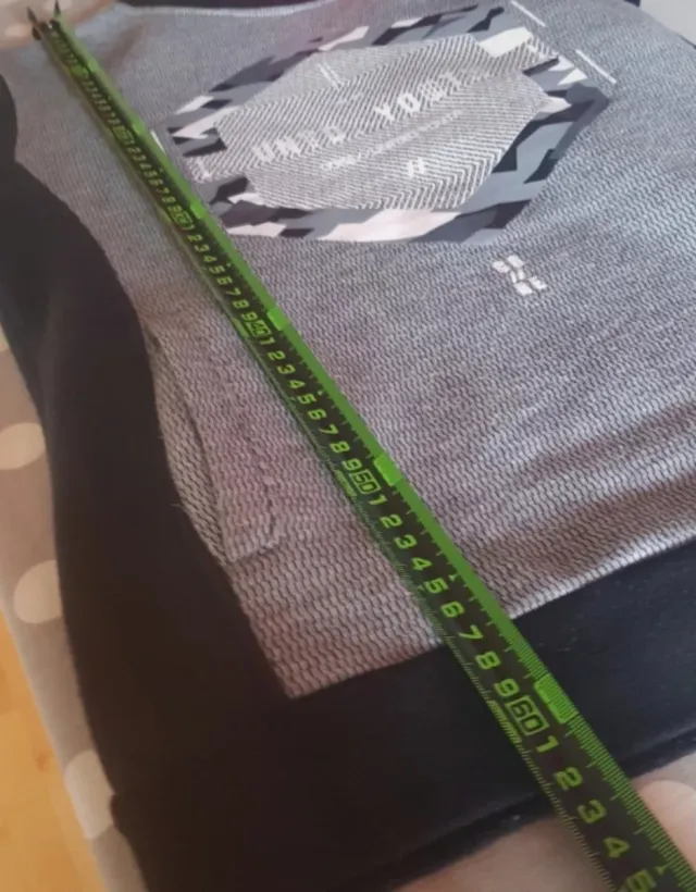 Sudadera Mujer Negra y Gris Talla L