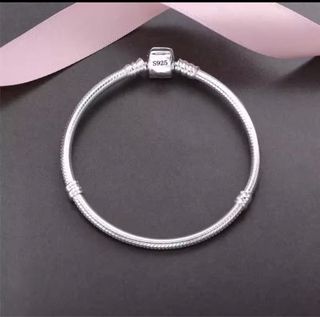 PULSERA DE PLATA PARA CHARMS DIJES VENDO D DISNEY