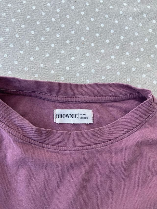 Camiseta Brownie Morada Estrellas