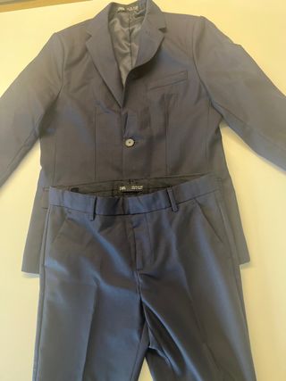 Traje Zara Niño Azul Talla 10 140cm