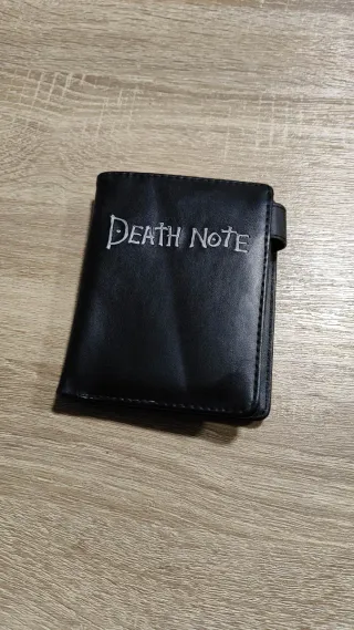 Cartera Piel Death Note Negra
