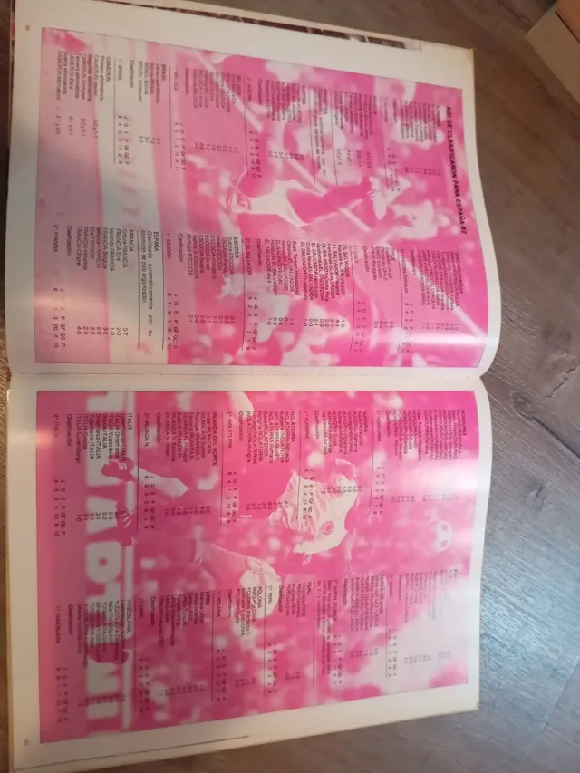 Libro copa del mundo de fútbol españa 82