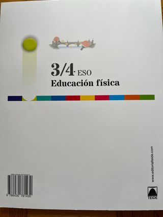 Libro texto Educación física 3/4 ESO edit. Teide