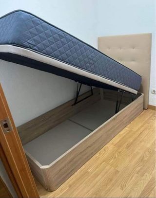 Cama con almacenaje colchones cabezales somieres
