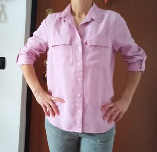 Camicia Levi's rosa taglio classico