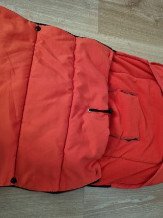 Funda Saco Invierno naranja silla Bugaboo 