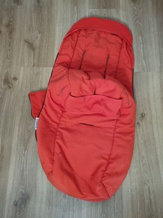 Funda Saco Invierno naranja silla Bugaboo 