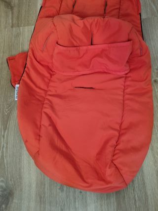 Funda Saco Invierno naranja silla Bugaboo 