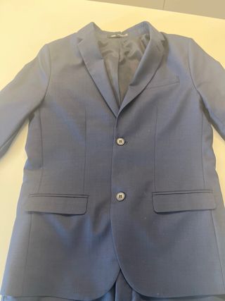 Traje infantil azul marino Zara