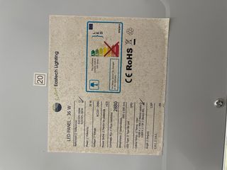 Panel de luz LED para techo