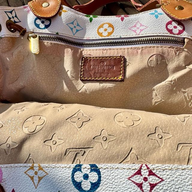 Louis Vuitton Theda GM Monogram Multicolore Blanco