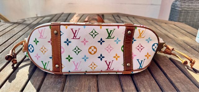 Louis Vuitton Theda GM Monogram Multicolore Blanco
