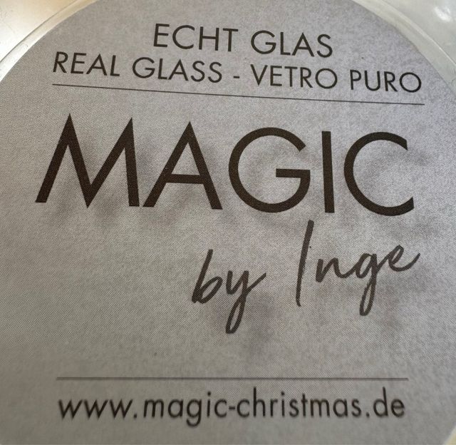 Bolas de Navidad Vidrio Morado y Plateado