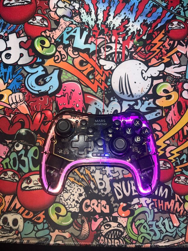 Mando Gaming Mars Gaming Transparente LED