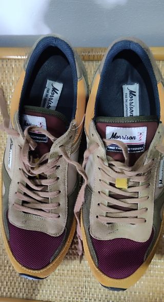 Zapatillas Morrison Talla 43 Beige/Morado