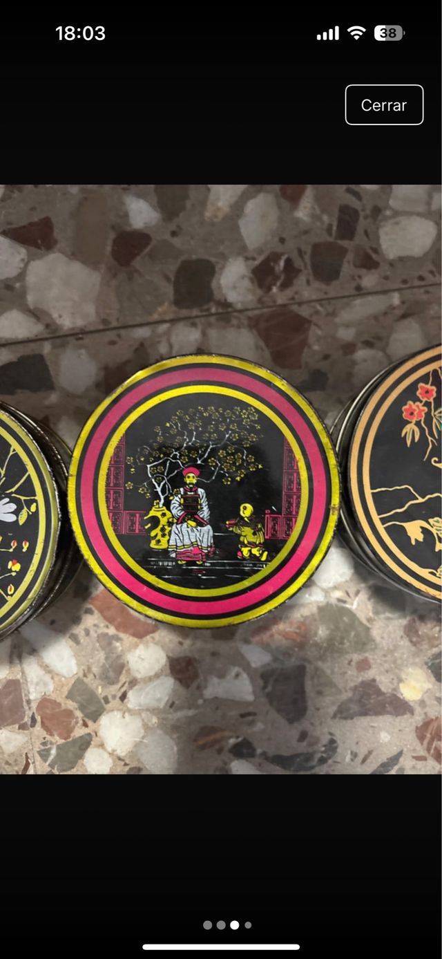 Lote 32 posavasos diseño oriental