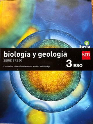 Libro biología y geología 3 ESO editorial Savia sm