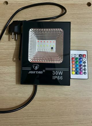 Faretto LED JORTAN 30W IP66 RGB Telecomando
