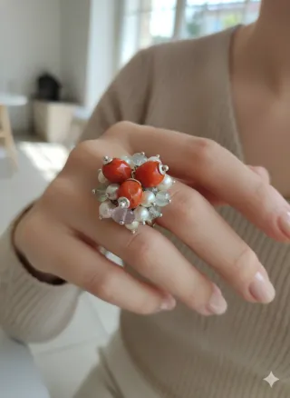 Anello. Multicolore 