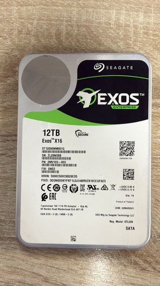 Disco Duro Seagate Exos 12TB 256MB Cache