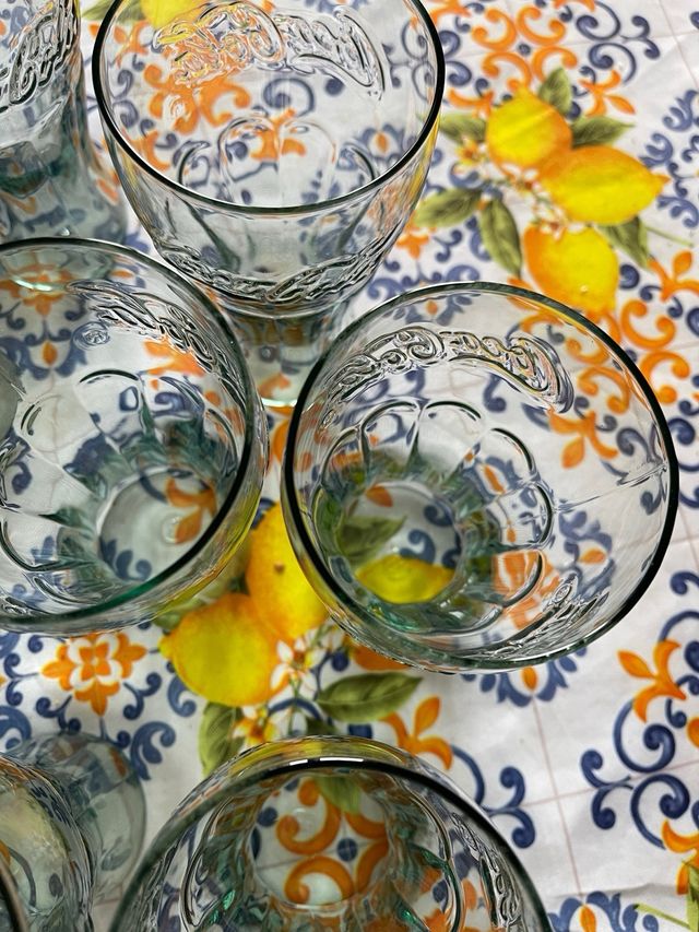 Lotto 8 Bicchieri Coca Cola Vintage