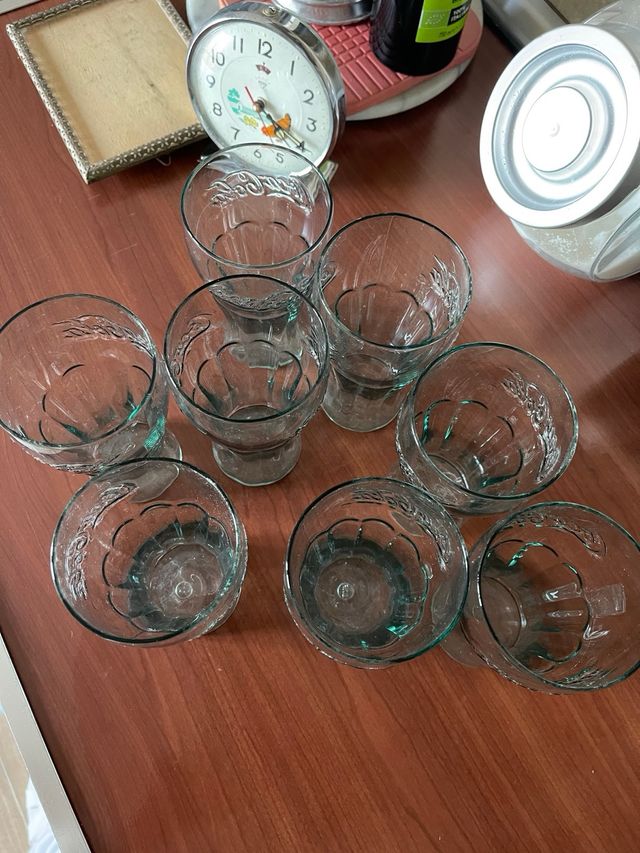 Lotto 8 Bicchieri Coca Cola Vintage