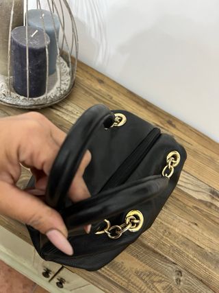 Borsa vera pelle nera