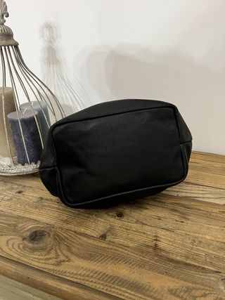 Borsa vera pelle nera