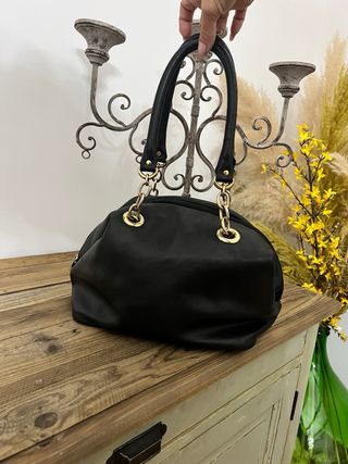 Borsa vera pelle nera