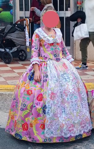 Traje de Fallera niña de 8-10 años