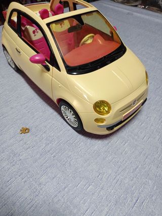 Coche Barbie Convertible Amarillo