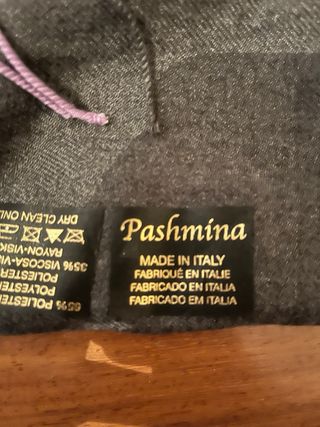 Pashmina Grigio Viola