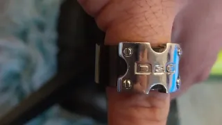 Anillo D&G Hombre Negro y Plateado