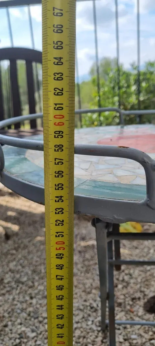 Mesa auxiliar mosaico mariposa