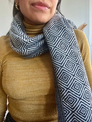 Bufanda de 100% alpaca