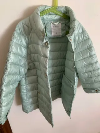 Piumino donna Terranova verde menta
