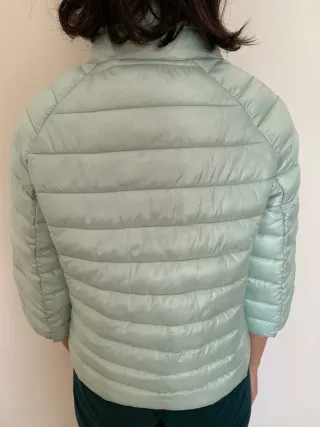 Piumino donna Terranova verde menta