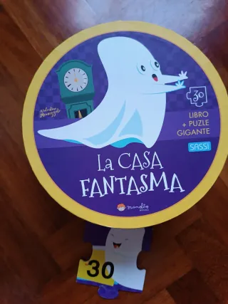Libro y Puzzle La Casa Fantasma