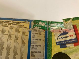 Álbum completo Mundial 98 Panini + Guía L'Équipe