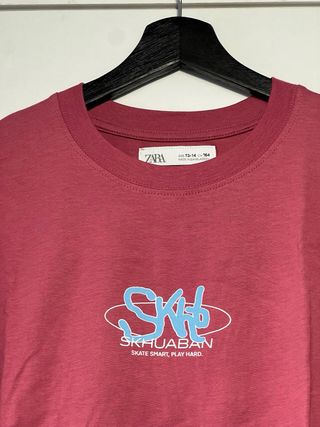 Camiseta Zara Estampada Talla 13-14