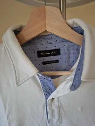 Polo Massimo Dutti Blanco