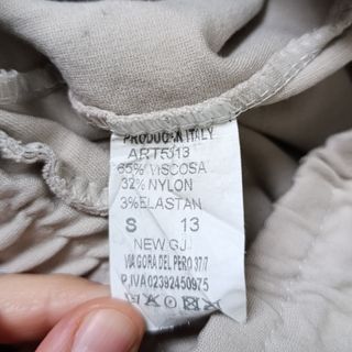 Pantaloni cargo beige