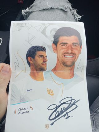 Autógrafo Courtois TC Racing