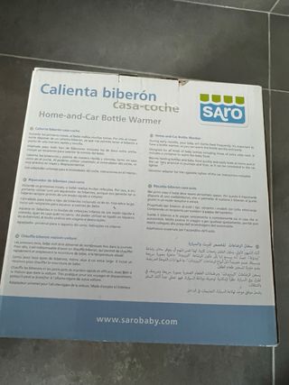 Calienta biberones Saro casa-coche