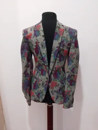 Chaqueta americana floral T:M