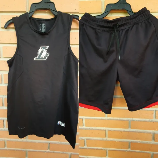 Conjunto NBA Lakers Camiseta y Pantalón reversible