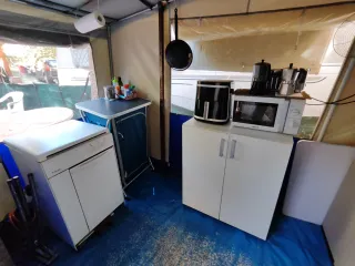 Caravana fija camping Peñascosa 