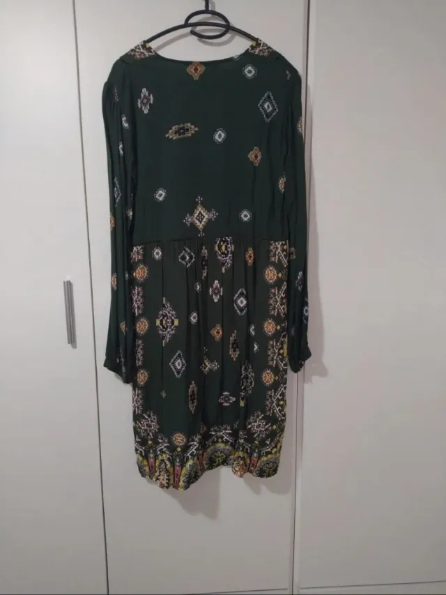 Vestido midi Promod étnico talla 40
